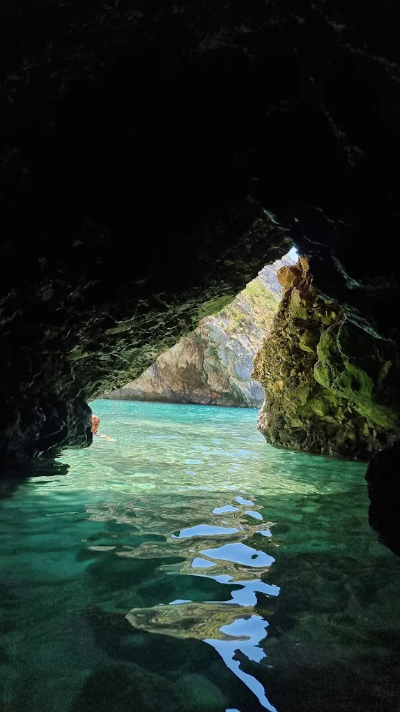 Himara sea caves